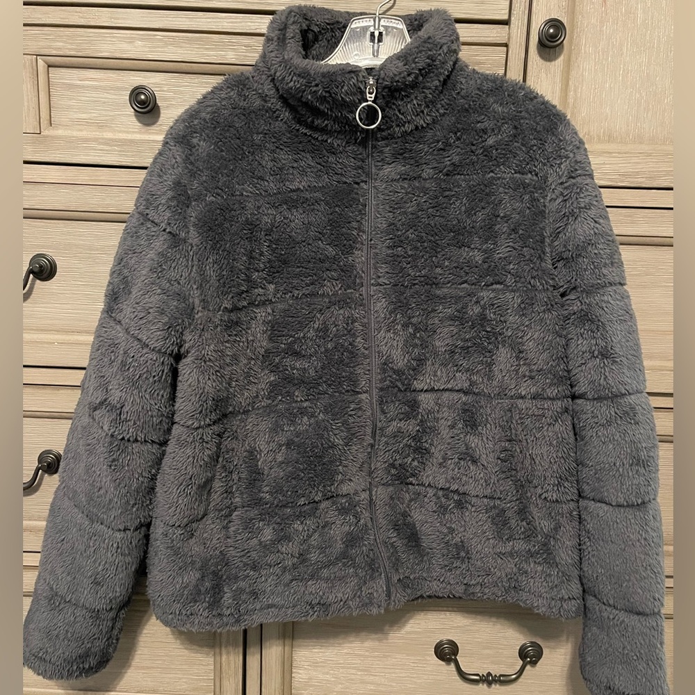Pink Lily fuzzy jacket